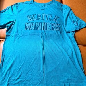 Seattle Mariners Nike Teal Graphic Athletic Tee